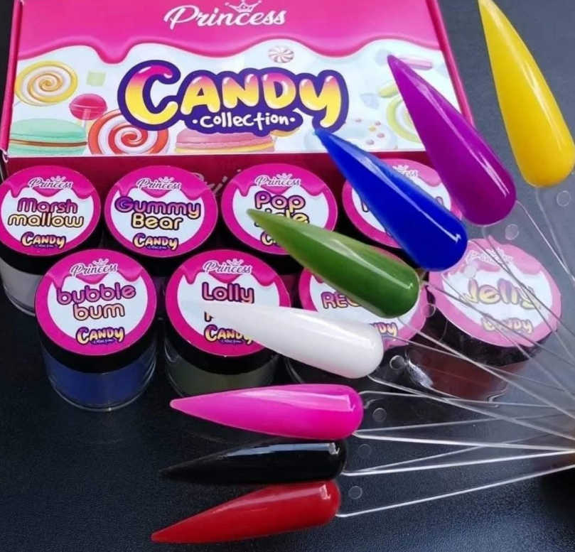 COLECCION ACRILICOS CANDY PRINCESS